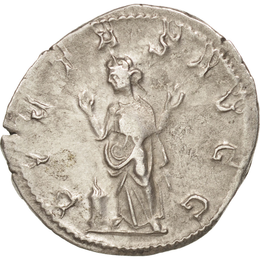 Coin, Trebonianus Gallus, Antoninianus, Rome, AU(50-53), Billon, RIC:41
