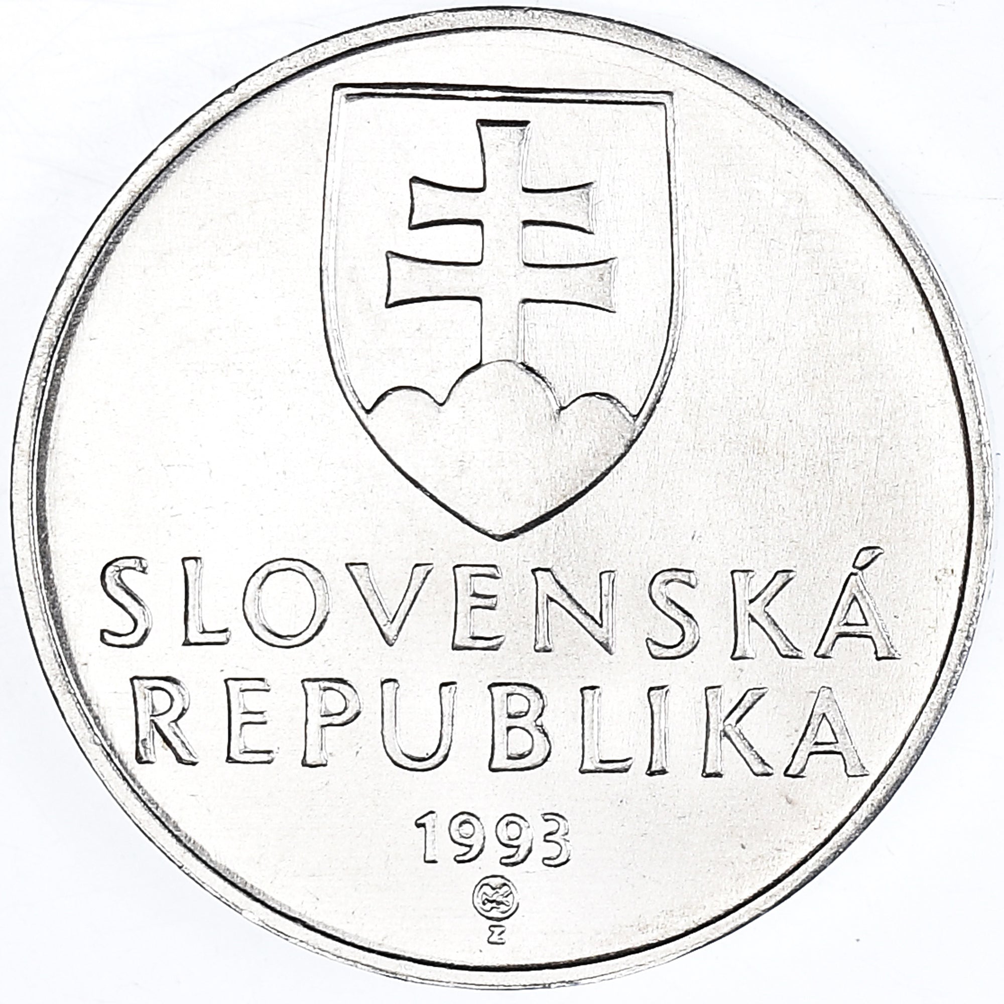 Moneta, Slovacchia, 10 Halierov, 1993, SPL+, Alluminio, KM:17