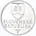 Monnaie, Slovaquie, 10 Halierov, 1993, SPL+, Aluminium, KM:17