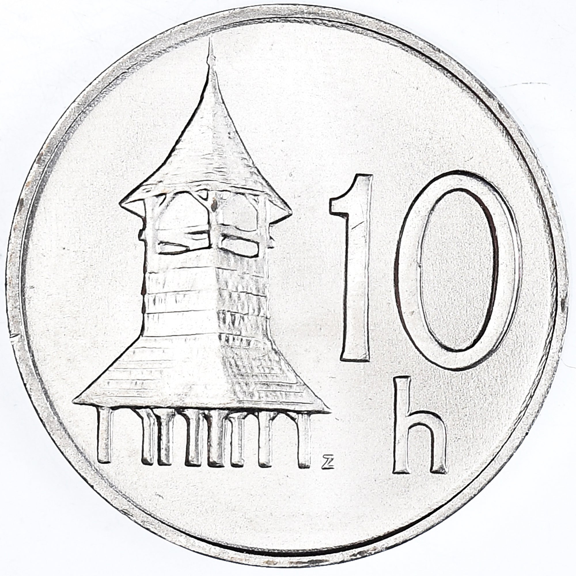 Moneta, Slovacchia, 10 Halierov, 1993, SPL+, Alluminio, KM:17