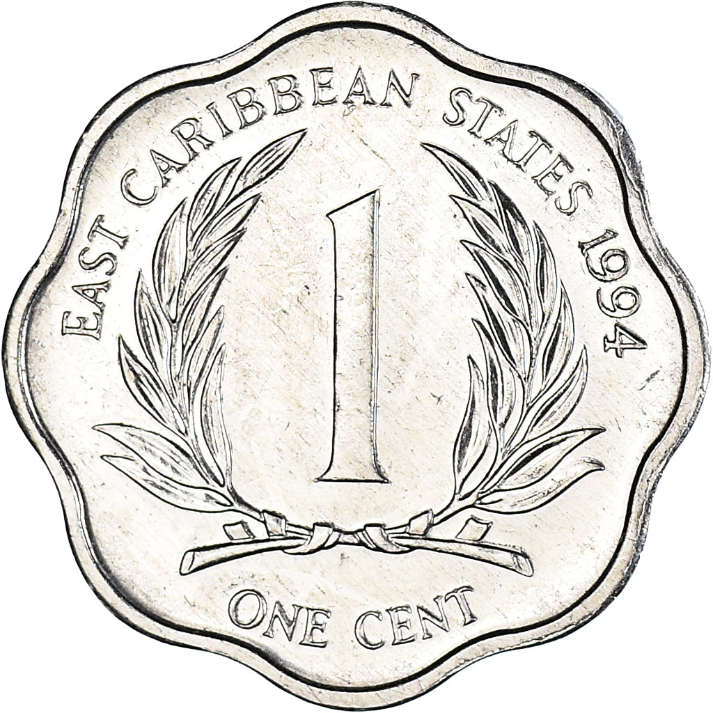 Münze, Osten Karibik Staaten, Elizabeth II, Cent, 1994, UNZ, Aluminium, KM:10