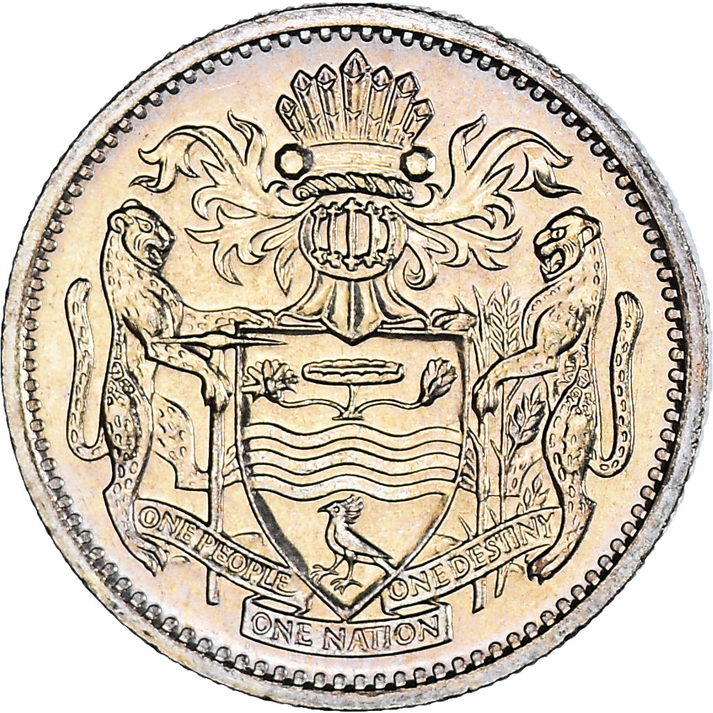 Moneta, Gujana, 10 Cents, 1991, MS(60-62), Miedź-Nikiel, KM:33