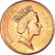 Moneda, Fiji, Elizabeth II, Cent, 1992, MBC+, Cobre chapado en cinc, KM:49a