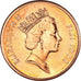 Munten, Fiji, Elizabeth II, Cent, 1992, ZF+, Copper Plated Zinc, KM:49a