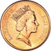 Coin, Fiji, Elizabeth II, Cent, 1992, AU(50-53), Copper Plated Zinc, KM:49a