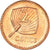 Moneda, Fiji, Elizabeth II, 2 Cents, 1992, EBC+, Cobre chapado en cinc, KM:50a