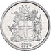 Coin, Iceland, Krona, 1976, MS(63), Aluminum, KM:23