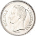 Coin, Venezuela, 25 Centimos, 1990, MS(60-62), Nickel Clad Steel, KM:50a