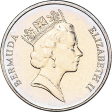 Coin, Bermuda, Elizabeth II, 5 Cents, 1997, MS(60-62), Copper-nickel, KM:45