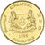 Coin, Singapore, 5 Cents, 1995, Singapore Mint, MS(64), Aluminum-Bronze, KM:99