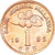 Coin, Malaysia, Sen, 1995, MS(64), Bronze Clad Steel, KM:49