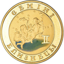 Coin, Armenia, 10000 Dram, 2009, Zodiaque - Gémeaux, MS(65-70), Gold, KM:188