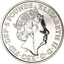 Coin, Great Britain, 5 Pounds, 2018, British Royal Mint, MS(63), Copper-nickel