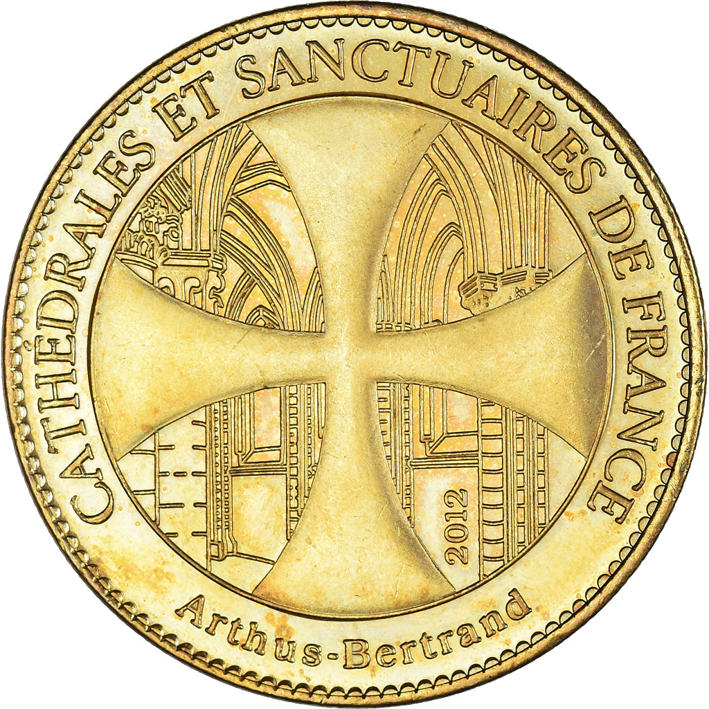 France, Token, Touristic token, Strasbourg - Cathédrale Notre Dame, 2012