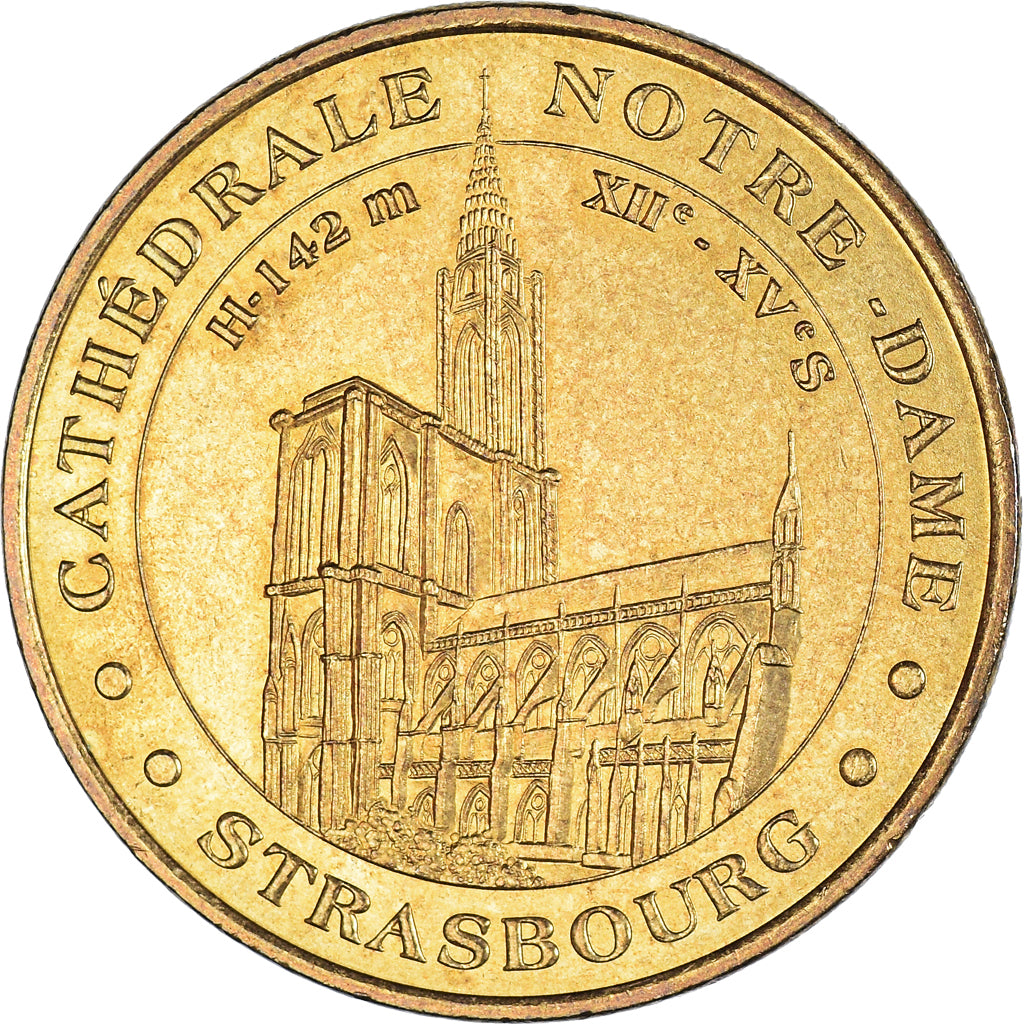 France, Token, Touristic token, Cathédrale Notre-Dame, Strasbourg, 2003, MDP