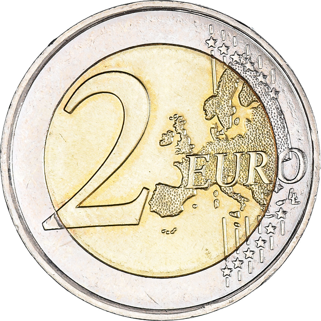 França, 2 Euro, Abbé Pierre, 2012, Paris, Colourized, MS(60-62), Bimetálico