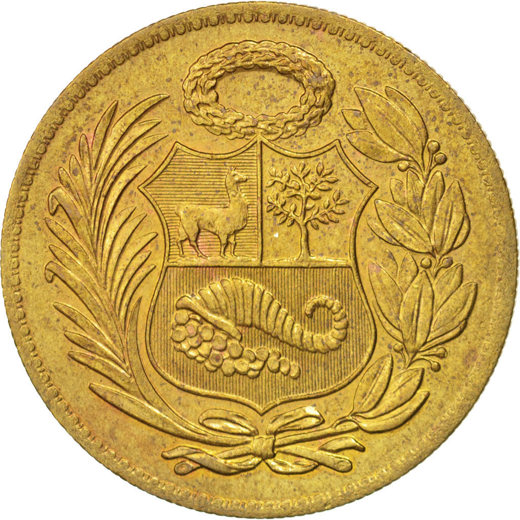 Pérou, 1 Sol de Oro, 1956, KM 222