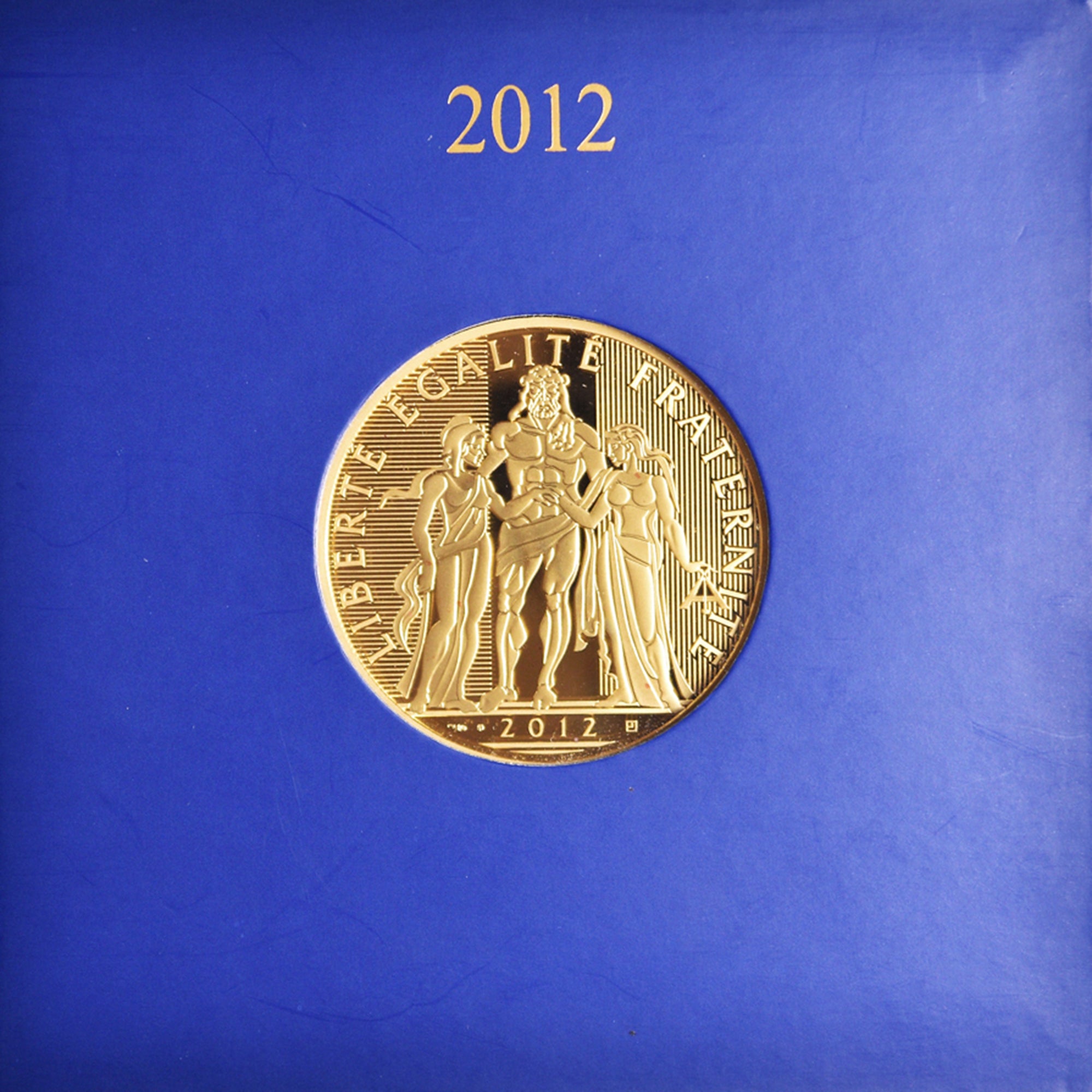 France, 1000 Euro, 2012, Paris, MS(65-70), Gold