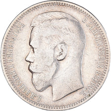 Coin, Russia, Nicholas II, Rouble, 1898, Paris, EF(40-45), Silver, KM:59.2