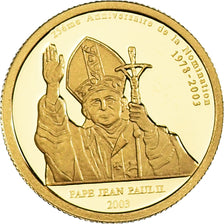 Coin, CONGO, DEMOCRATIC REPUBLIC, 20 Francs, 2003, Proof, MS(65-70), Gold