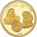 Coin, Mongolia, 500 Tugrik, 2003, Proof, MS(65-70), Gold, KM:207