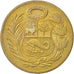PERU, Sol, 1963, KM #222, EF(40-45), Brass, 33