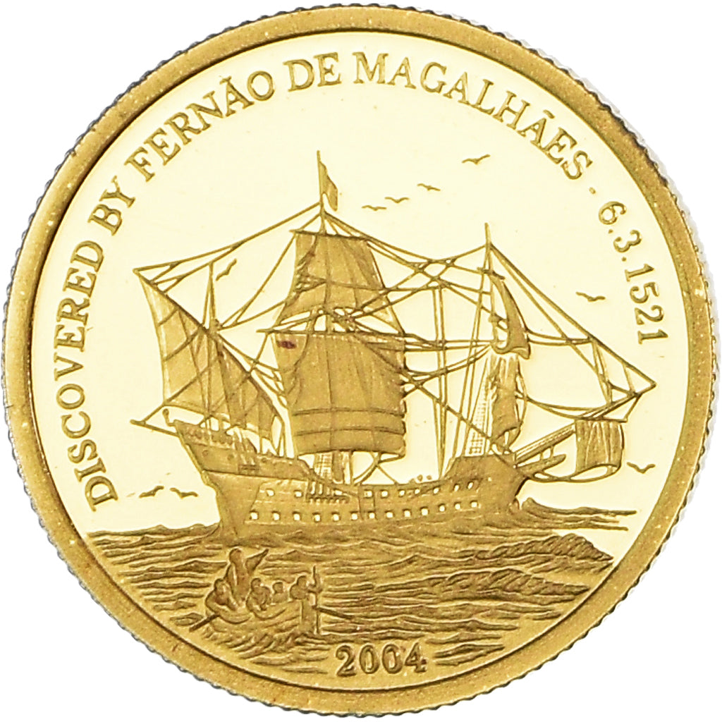 Moneda, Islas Marianas del Norte, 5 Dollars, 2004, Proof, FDC, Oro, KM:2