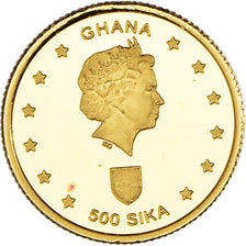 Moneta, Ghana, Phoenician Navigators, 500 Sika, 2002, 1/25 Oz, SPL+, Oro