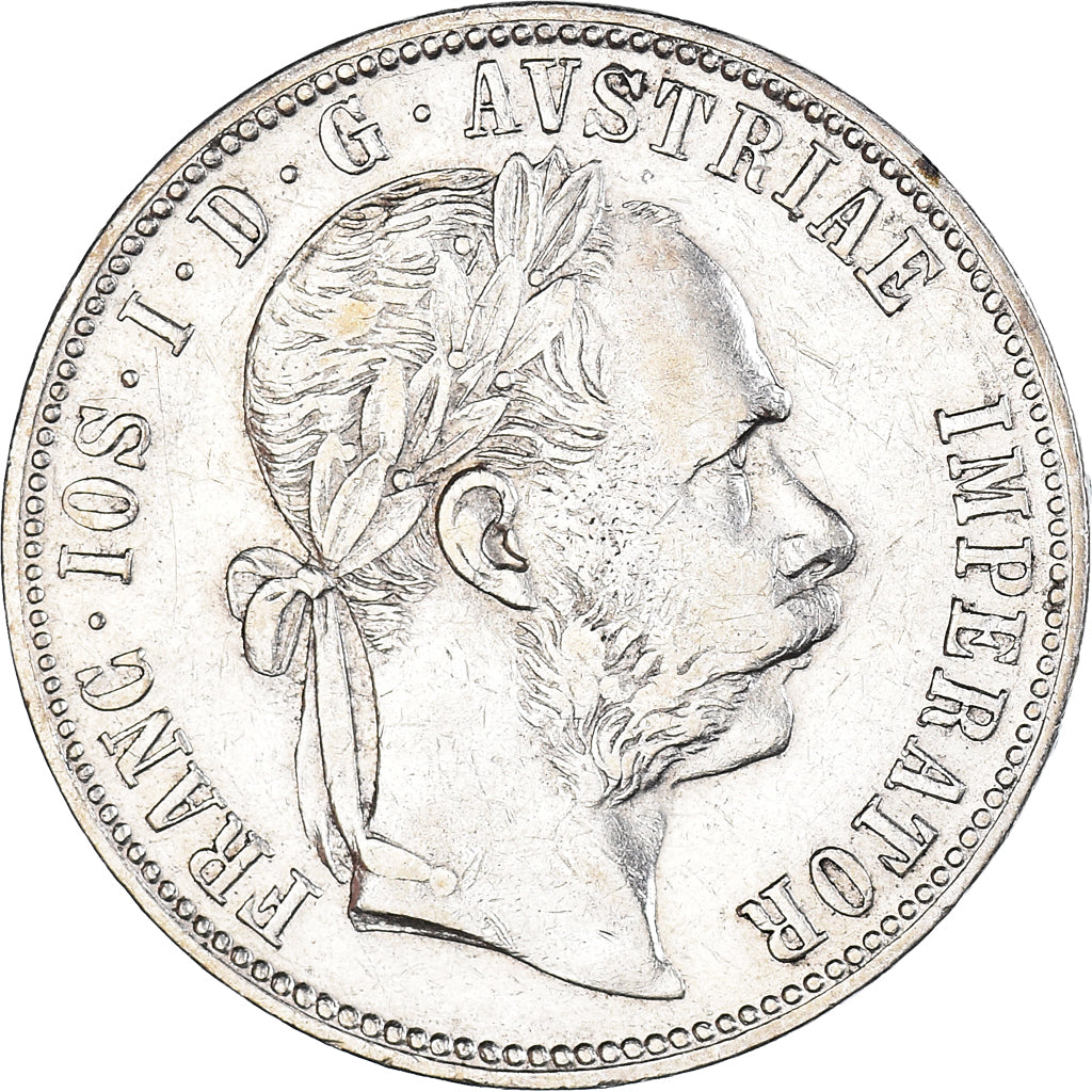Coin, Austria, Franz Joseph I, Florin, 1883, AU(50-53), Silver, KM:2222