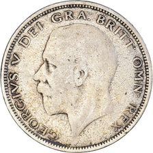 Moneta, Gran Bretagna, George V, 1/2 Crown, 1927, MB, Argento, KM:830