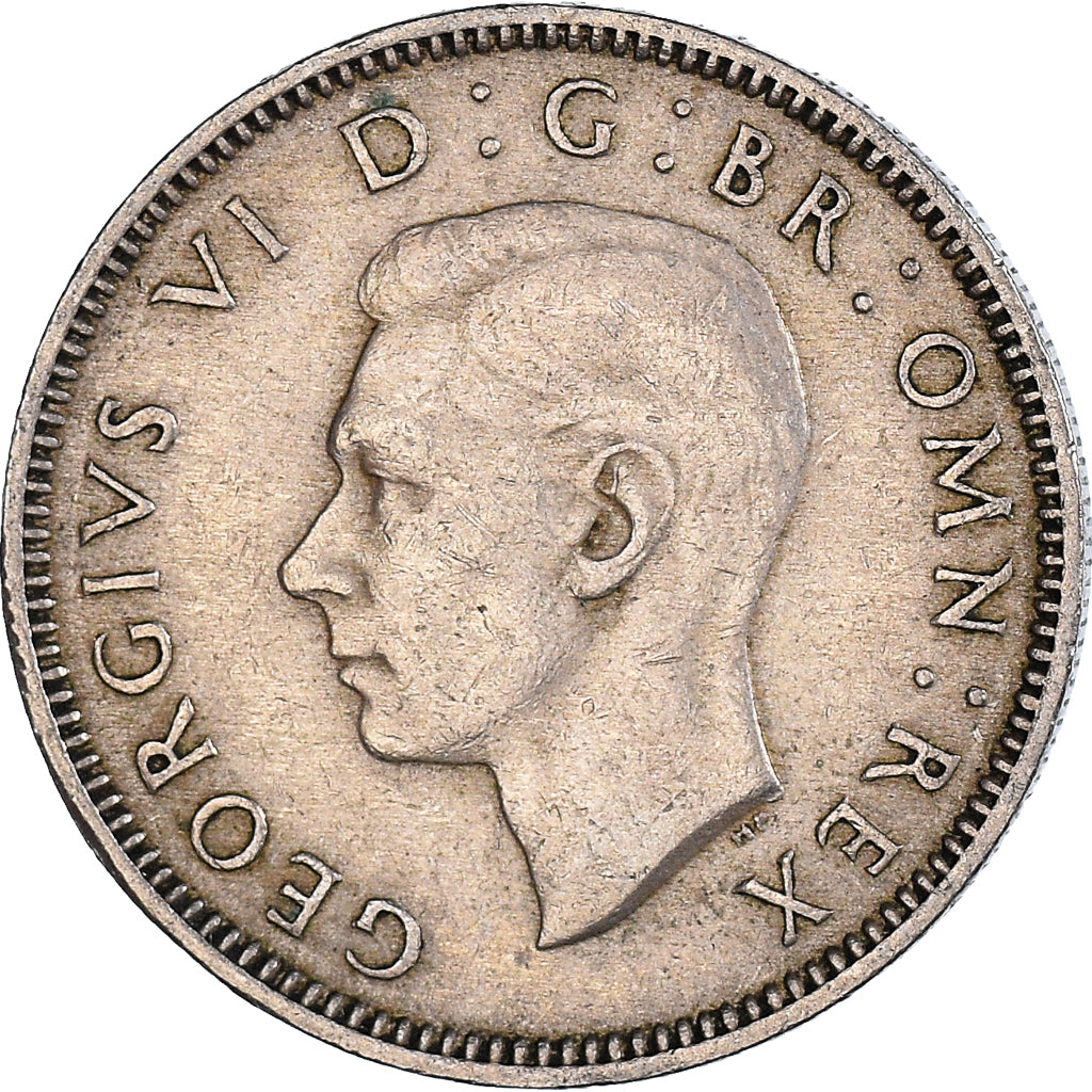 Münze, Großbritannien, George VI, Shilling, 1947, SS+, Kupfer-Nickel, KM:863