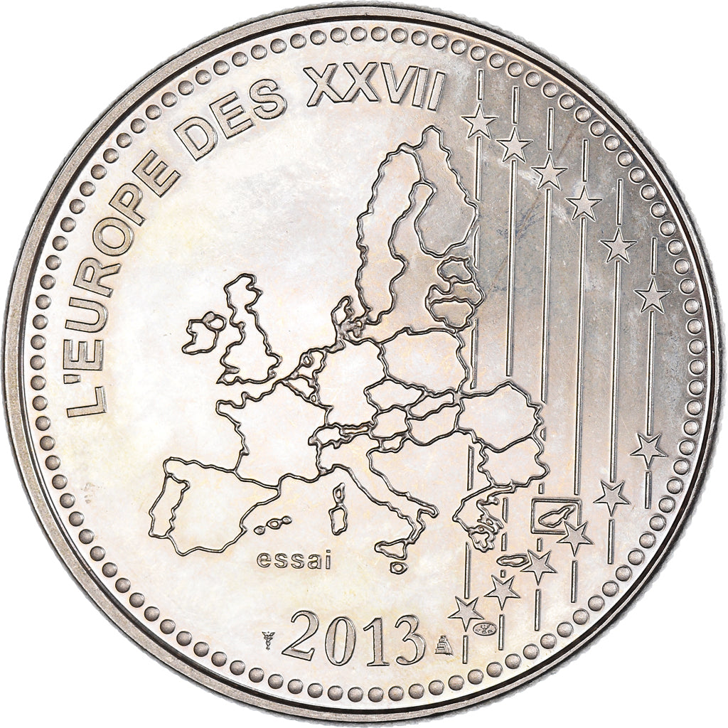 Frankreich, Medaille, L'Europe des XXVII, Veme République, Politics, Society