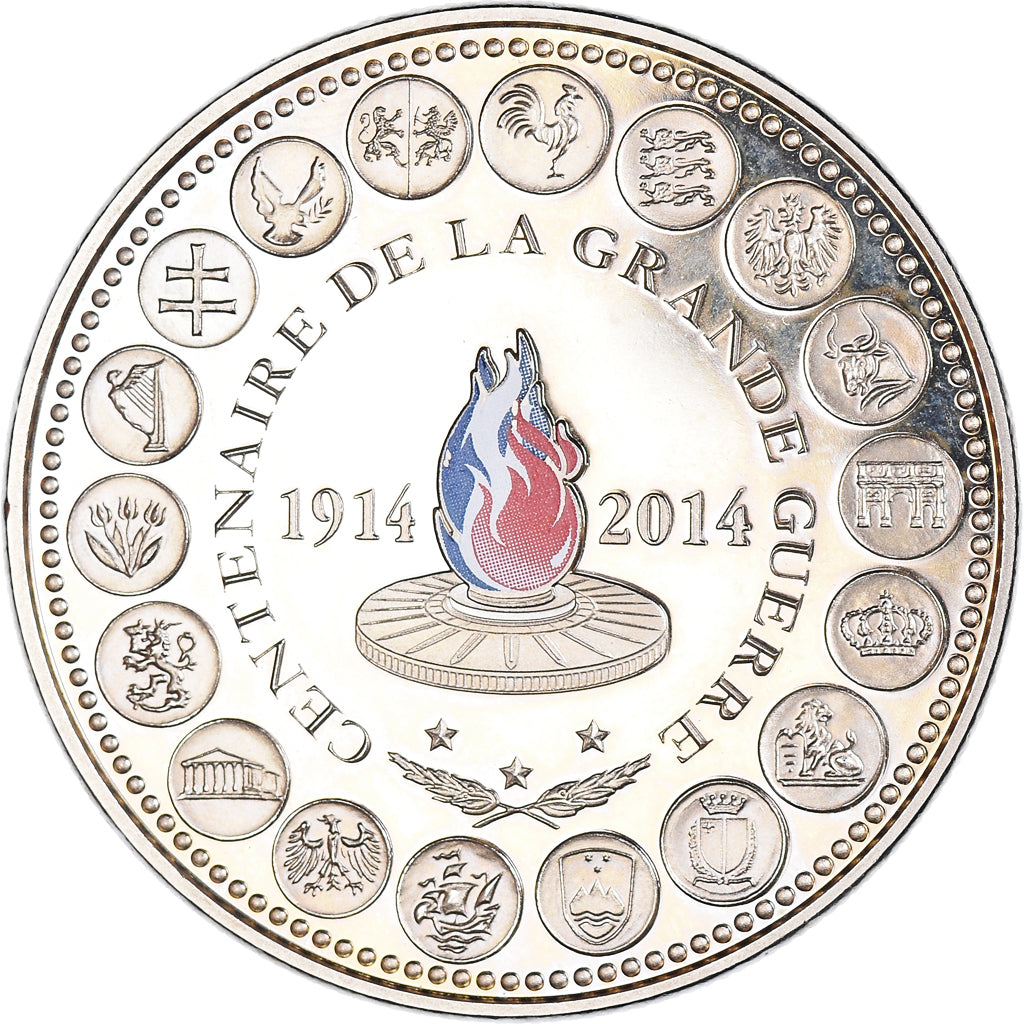 França, medalha, L'Europe des XXVIII, Centenaire de la Grande Guerre, Politics