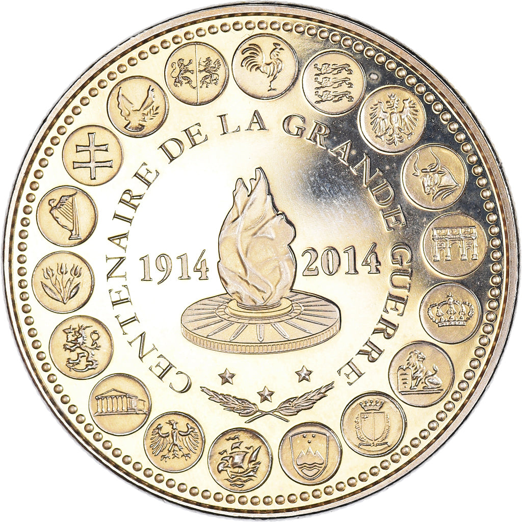 France, Médaille, L'Europe des XXVIII, Centenaire de la Grande Guerre