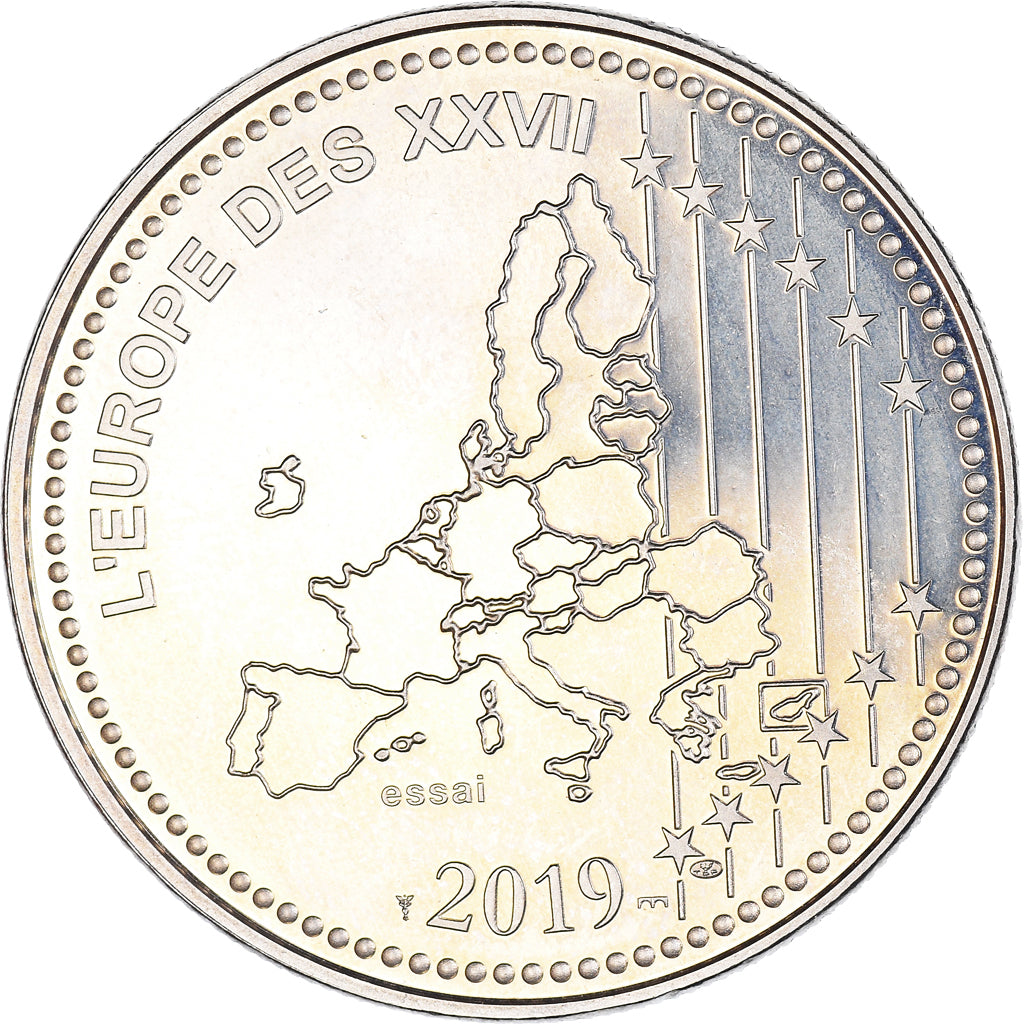 Frankrijk, Medaille, L'Europe des XXVII, Libération de la France, 2019, UNC