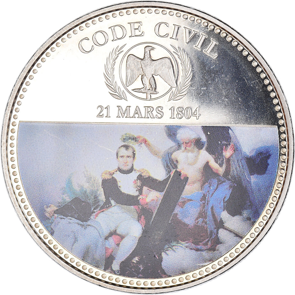 France, Medal, Napoléon Ier, Code Civil (1804), History, MS(63), Copper-nickel