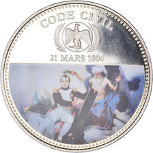 France, Medal, Napoléon Ier, Code Civil (1804), History, MS(63), Copper-nickel