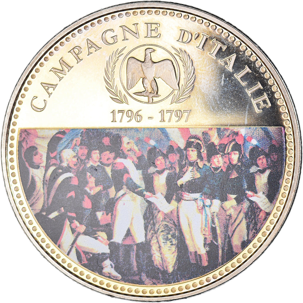 França, medalha, Bonaparte, Campagne d'Italie (1796), História, MS(63)