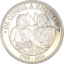 Francia, medalla, Napoléon, de Consul à Empereur, MBC+, Cobre - níquel