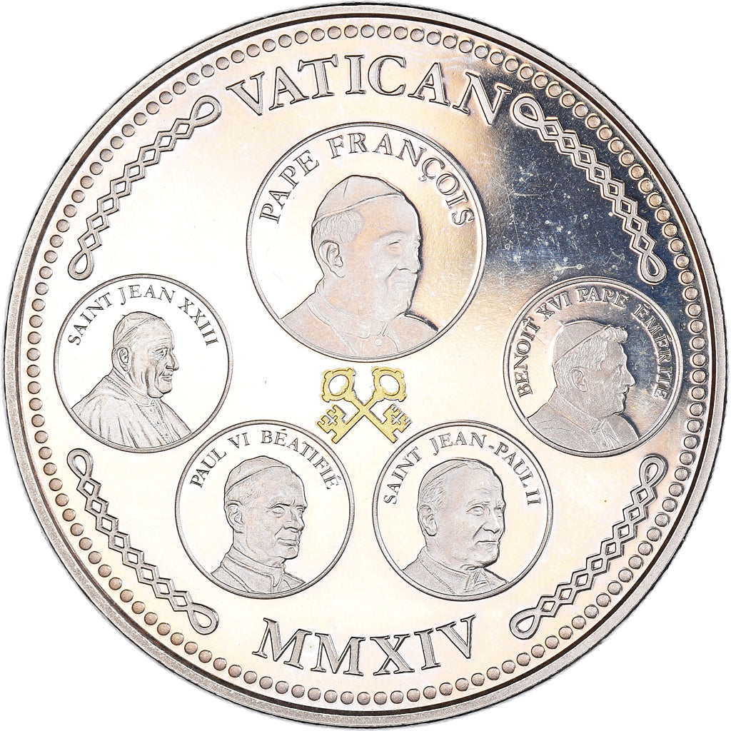 Vatican, Medal, Annus Paparum V, Religions & beliefs, 2014, EF(40-45)