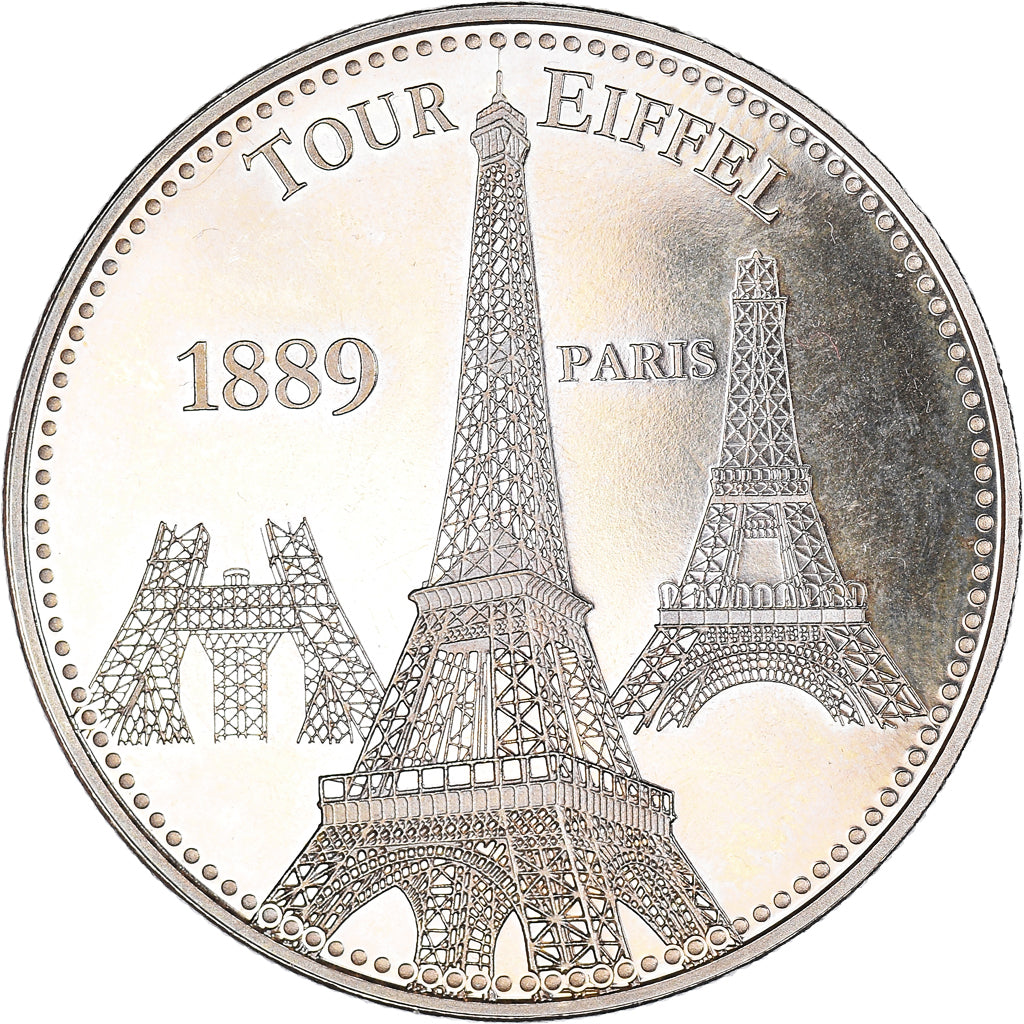Frankreich, Medaille, Paris - La Tour Eiffel, Arts & Culture, SS, Kupfer-Nickel