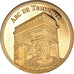 France, Médaille, Paris - L'Arc de Triomphe, SPL+, Copper Gilt