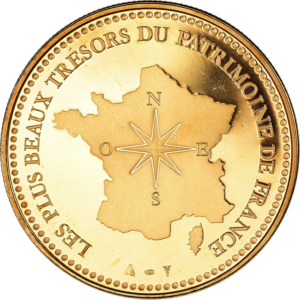 France, Médaille, Paris - L'Arc de Triomphe, SPL+, Copper Gilt