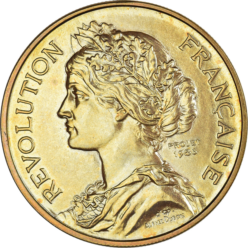Francia, medaglia, Bicentenaire de la Prise de la Bastille, History, 1983