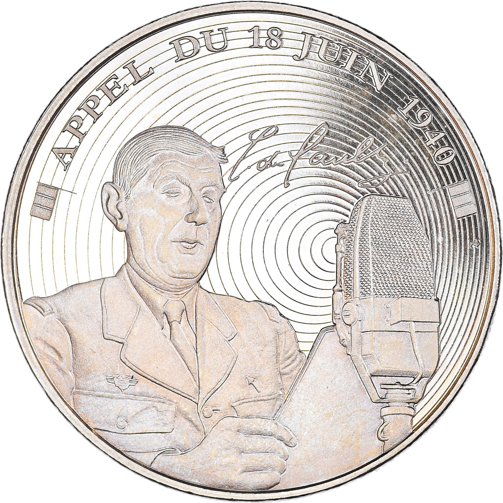 France, Médaille, 1939-1945, L'Appel du 18 Juin, De Gaulle, WAR, TTB+