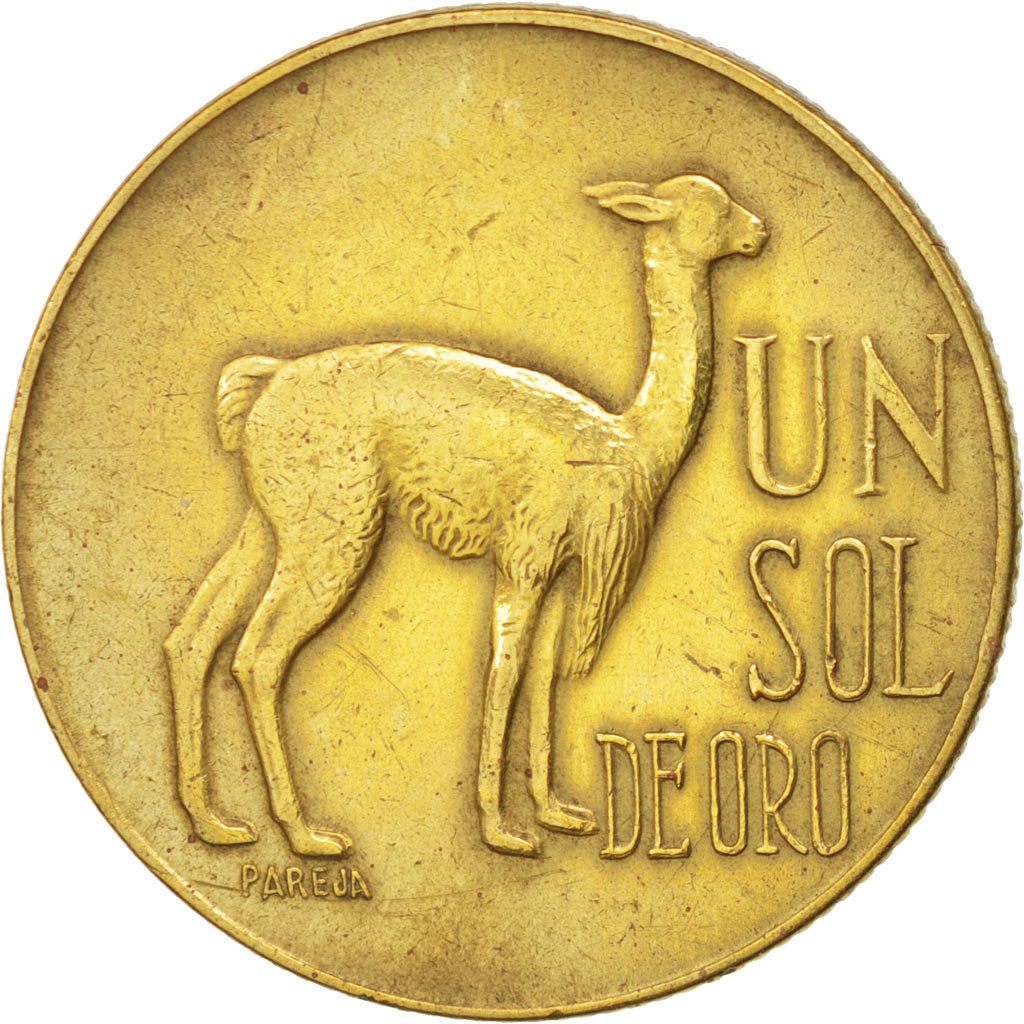 PERU, Sol, 1972, KM #248, EF(40-45), Brass, 28