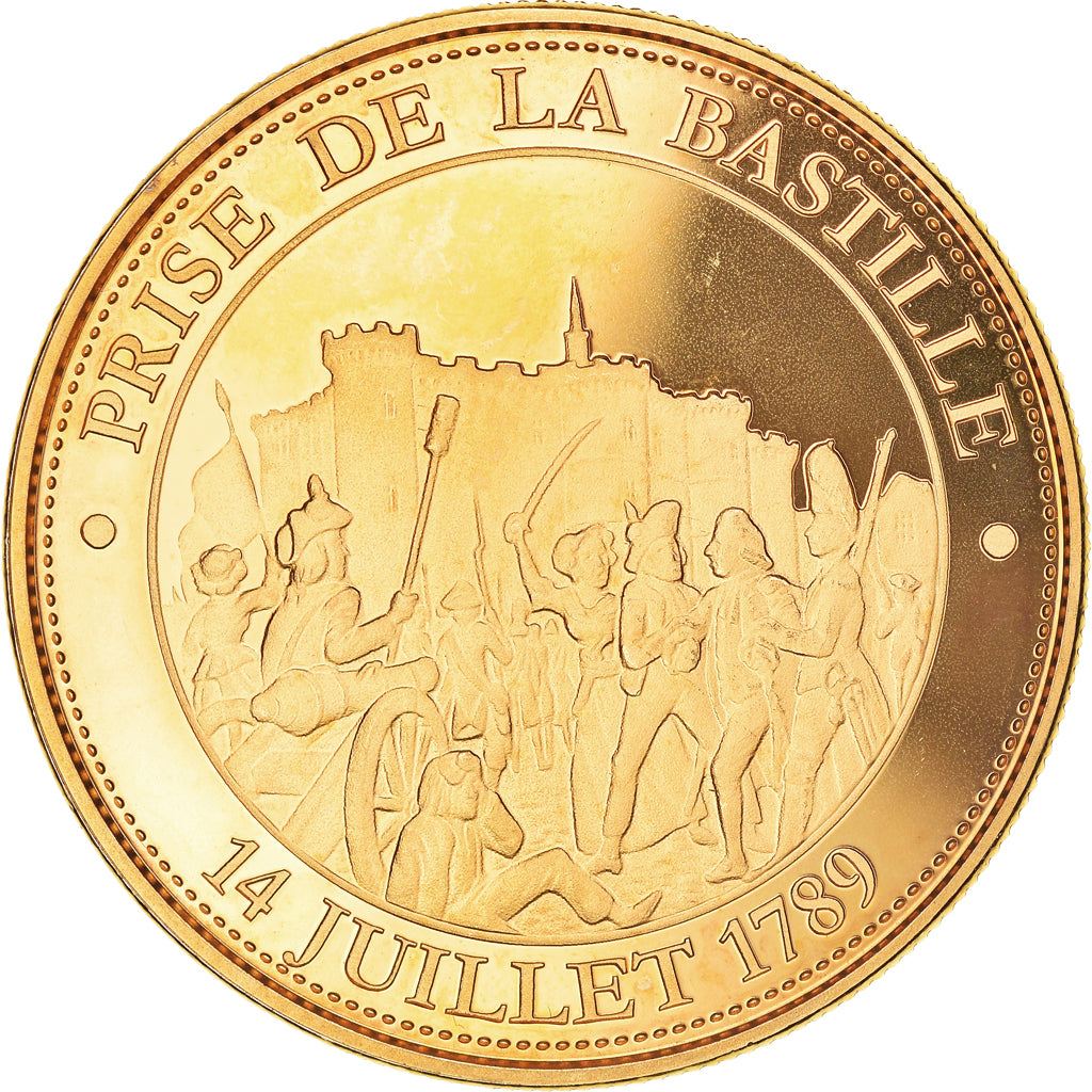 France, Médaille, Révolution Française, Prise de la Bastille, SUP+, Copper