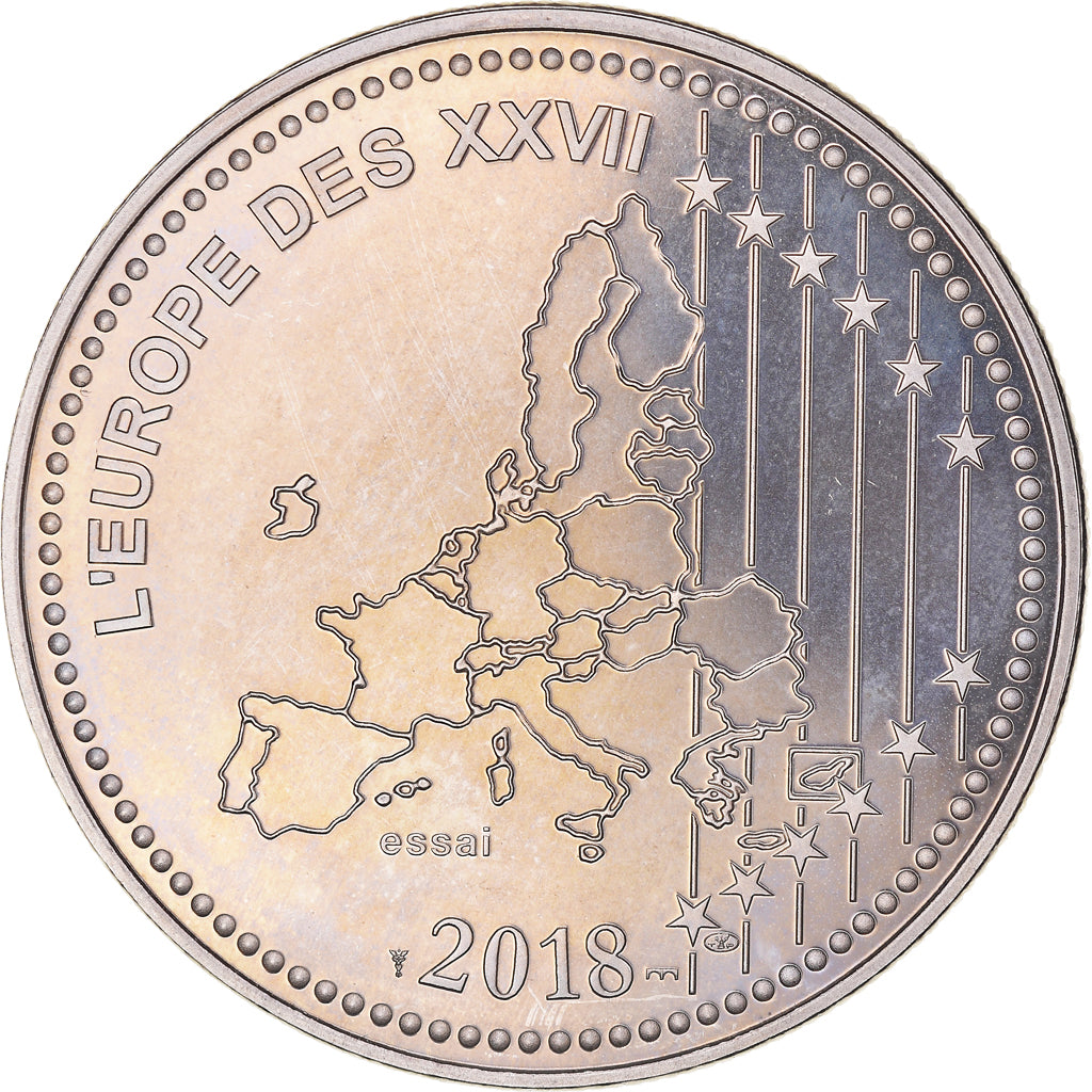 France, Médaille, L'Europe des XXVII, Armistice, Politics, 2018, SUP
