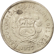 Monnaie, Pérou, 5 Soles, 1977, SUP, Copper-nickel, KM:267