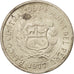 Münze, Peru, 5 Soles, 1977, VZ, Copper-nickel, KM:267
